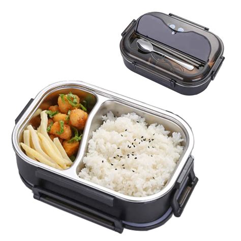 FILFEEL Thermal Lunch Box, Stainless Steel Lunch Box, 